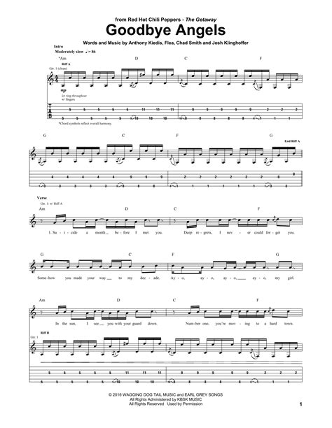 City Of Angels By Red Hot Chilli Peppers Lyrics .